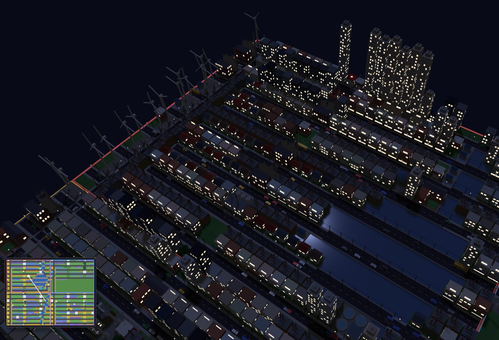 The city at night